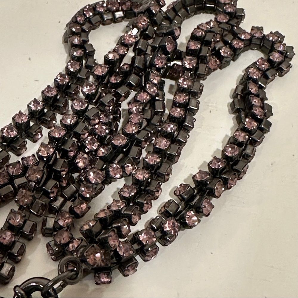 J. Crew Pink Crystal Necklace - Picture 5 of 7